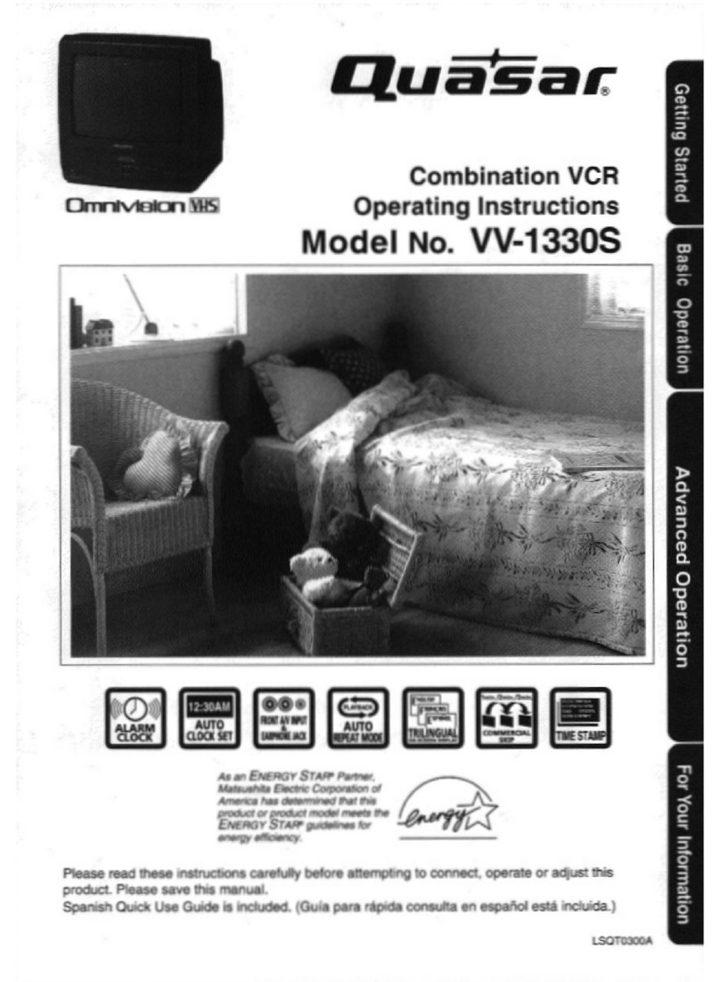 Quasar VV-1330 User manual