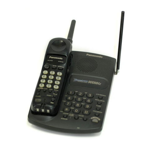 Panasonic KX-TC1450 - Cordless Phone - Operation User manual