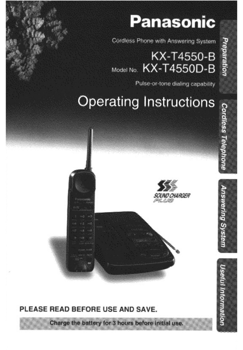 Panasonic KX-T4450-B User manual