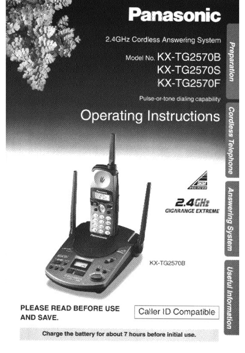 Panasonic KX-TG2570 User manual