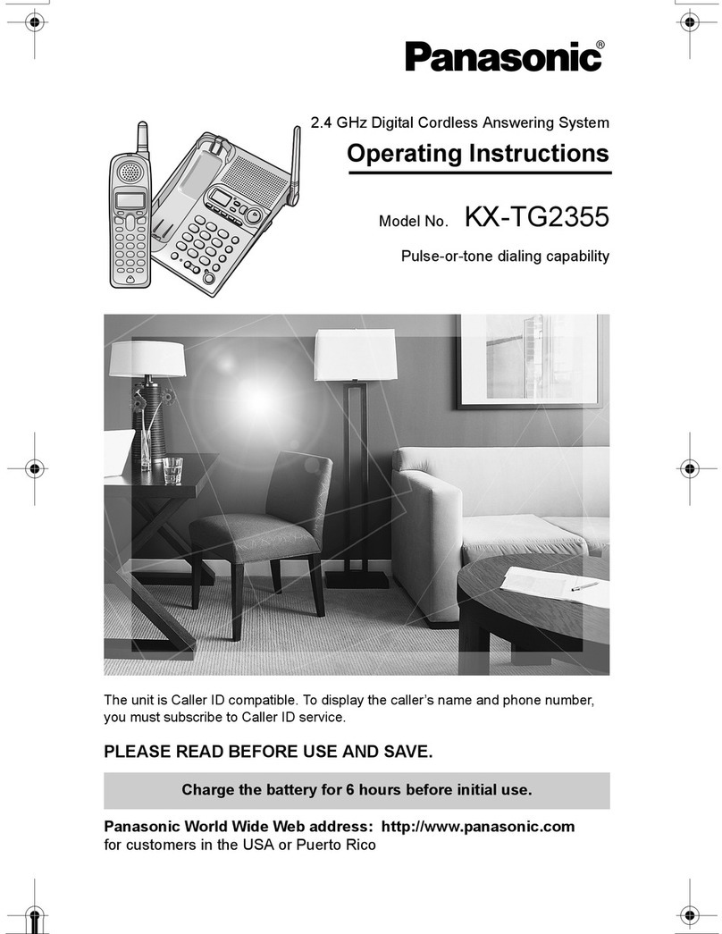 Panasonic KX-TG2355S operating instructions
