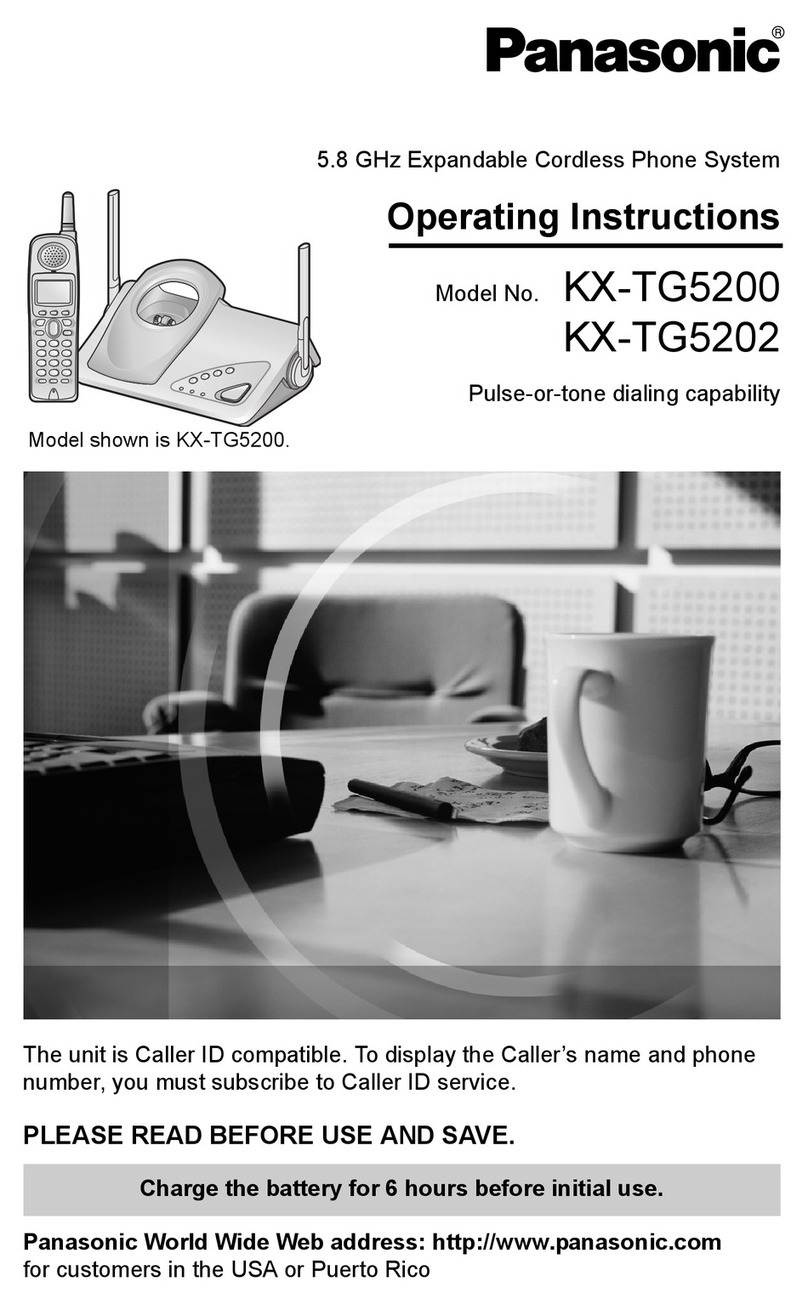Panasonic KX-TG5200M User manual
