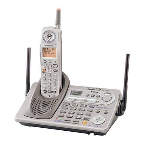 Panasonic KXTG5243 - KXTG5240M TOT 3 H/S User manual