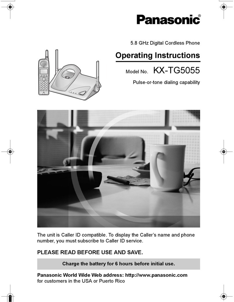 Panasonic KX-TG5055 User manual