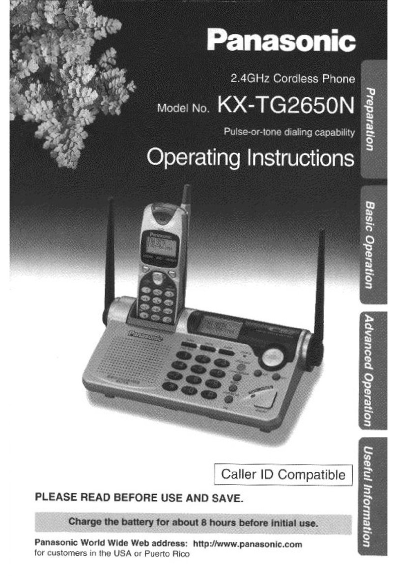 Panasonic KX-TG2650N User manual