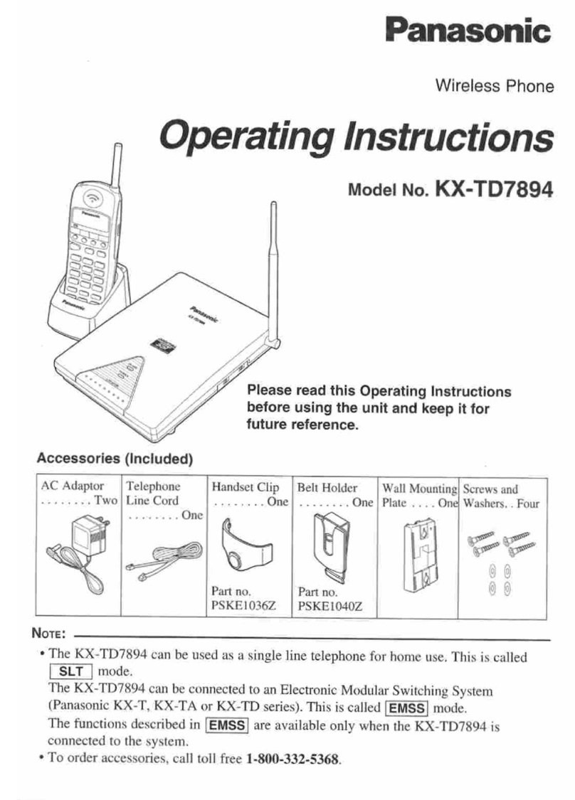 Panasonic KX-TD7894 user guide