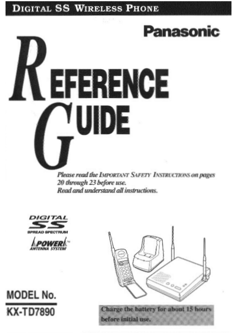 Panasonic KX-TD7890 User manual