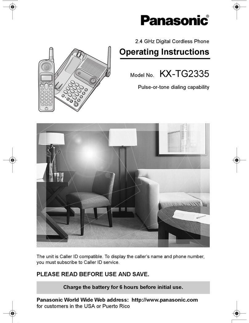 Panasonic KX-TG2335S User manual
