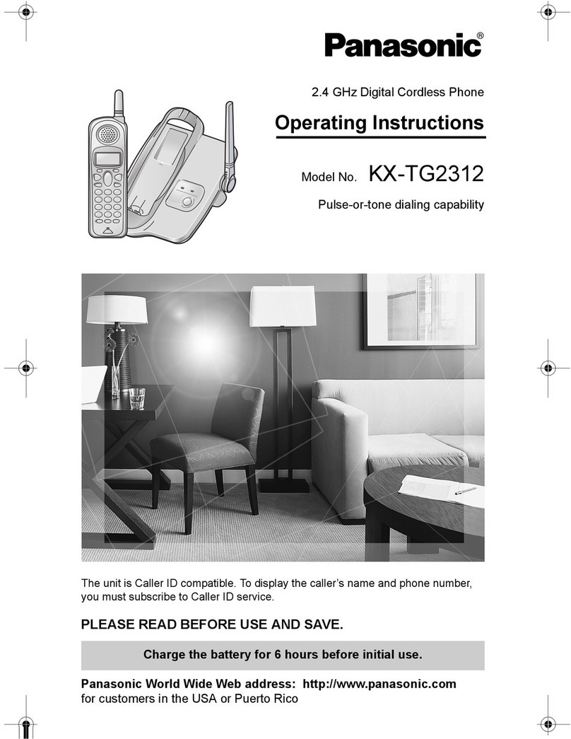 Panasonic KX-TG2312 User manual