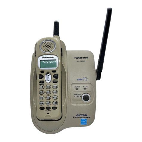 Panasonic KX-TG2313 operating instructions