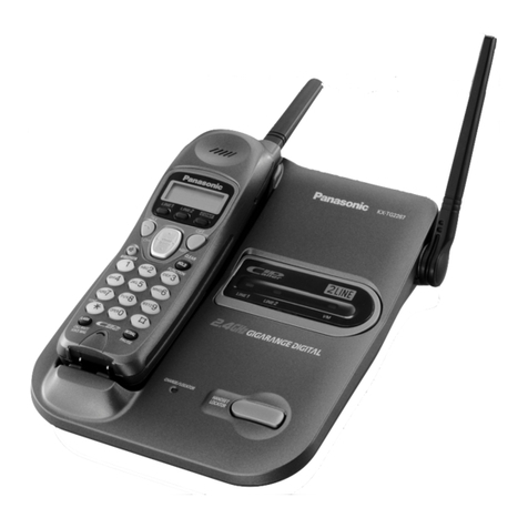 Panasonic KX-TG2267B - GigaRange - 2.4 GHz Digital Cordless... User manual Panasonic KX-TG2267B - GigaRange - 2.4 GHz Digital Cordless... User manual