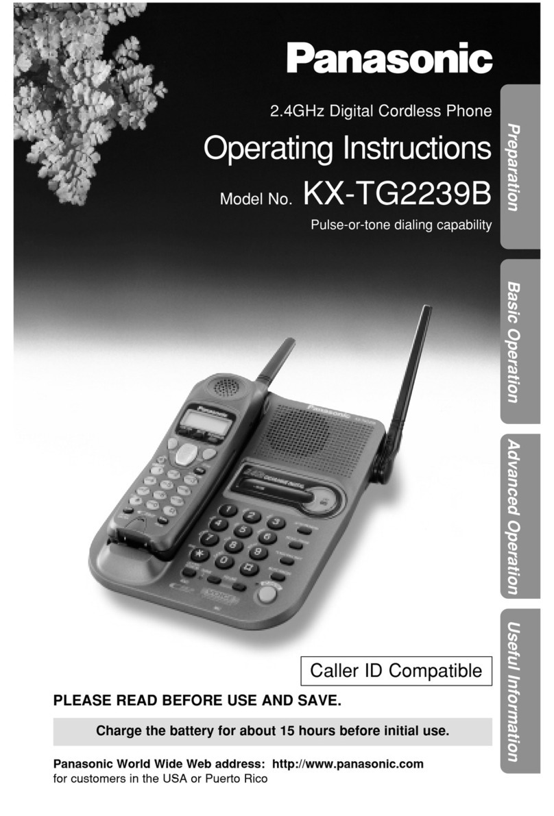 Panasonic KX-TG2239B User manual