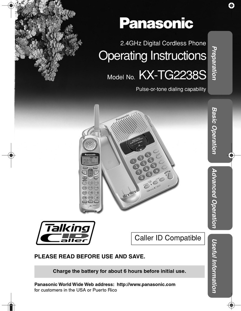Panasonic KX-TG2238S User manual