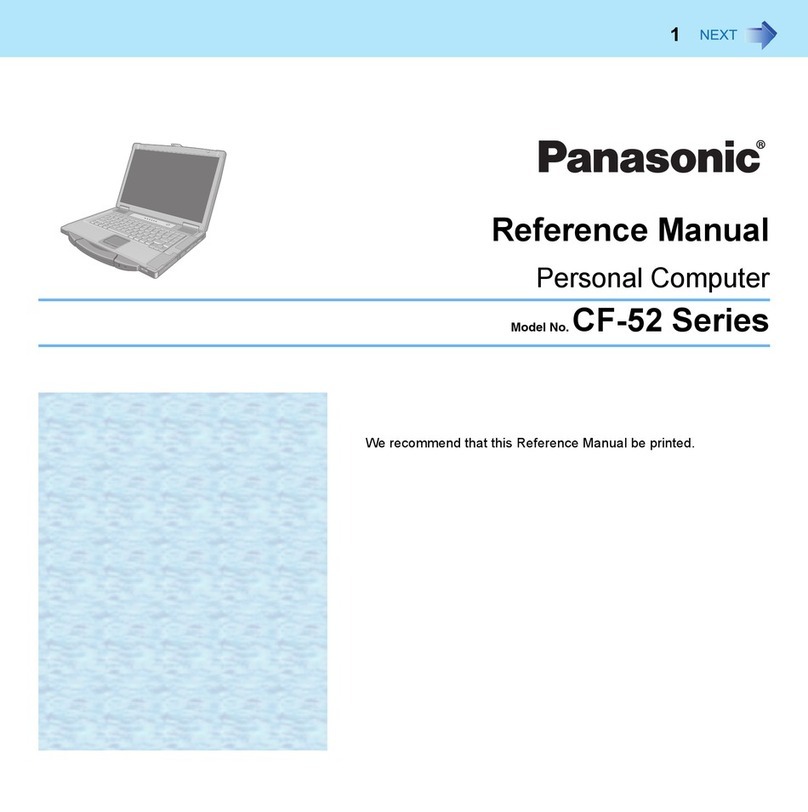 Panasonic Toughbook CF-52ELNBD2M Reference manual