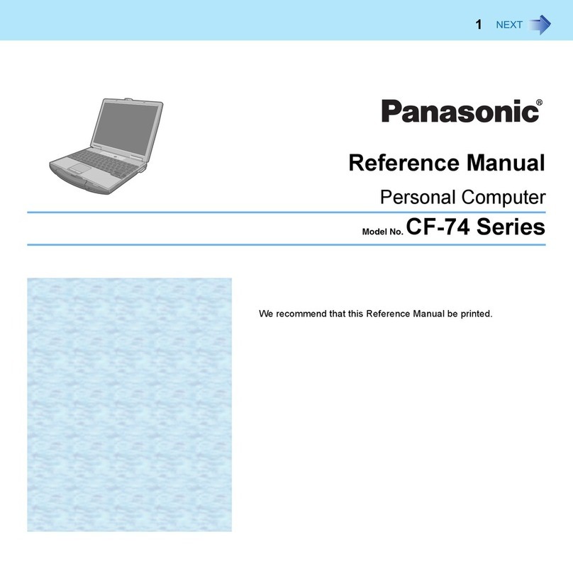 Panasonic Toughbook CF-74JDMBD2M User manual Panasonic Toughbook CF-74JDMBD2M User manual