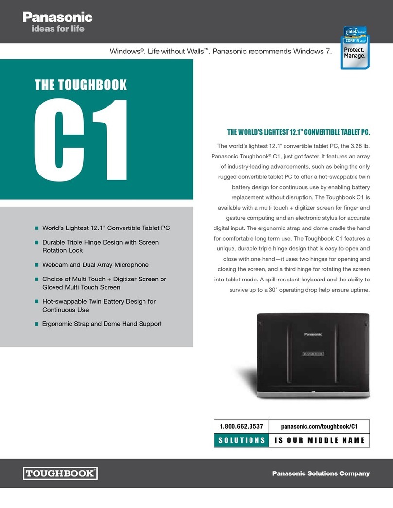 Panasonic Toughbook CF-C1ADAAZ6M User manual