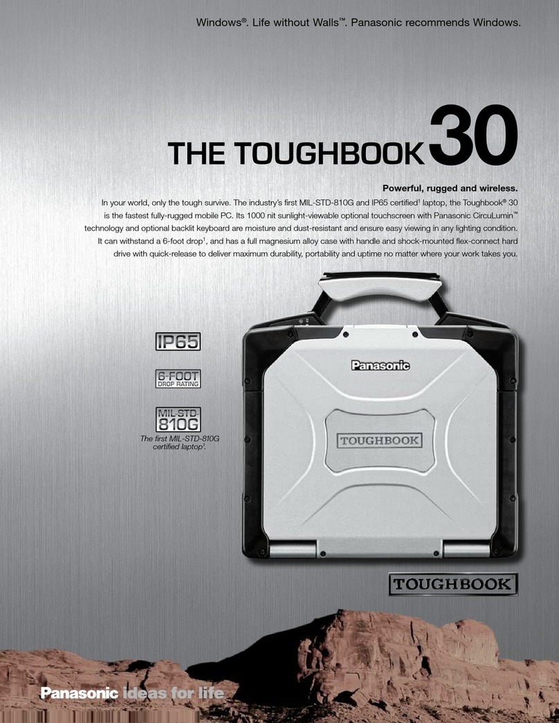 Panasonic Toughbook CF-30C3DAZBM Specifications