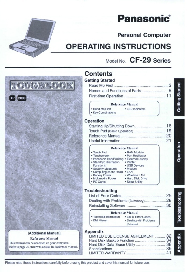 Panasonic Toughbook CF-29CTKGZKM user guide