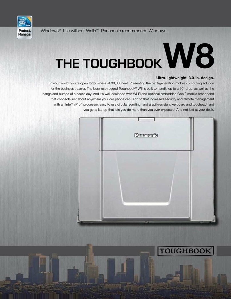 Panasonic Toughbook CF-W8EWRZGJM Specifications