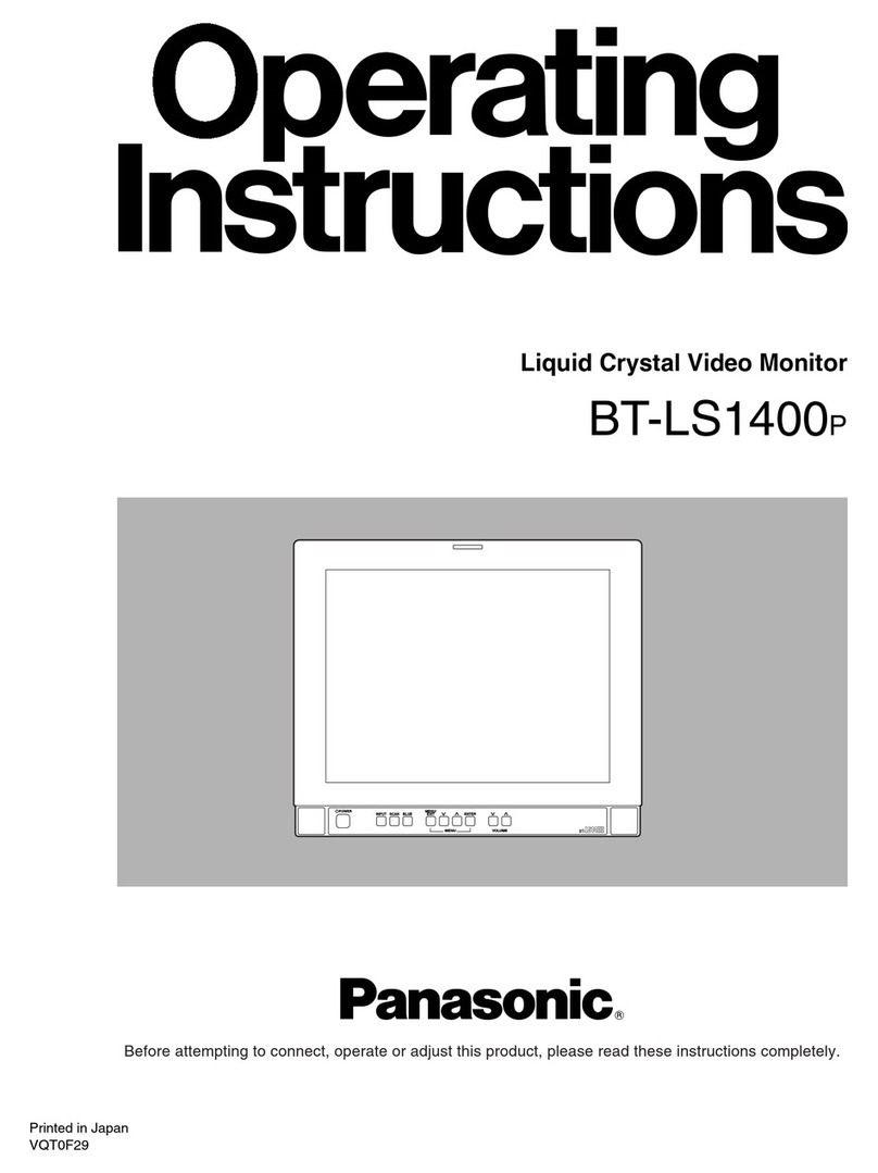 Panasonic BTLS1400 - 14" LCD MONITOR User manual Panasonic BTLS1400 - 14" LCD MONITOR User manual