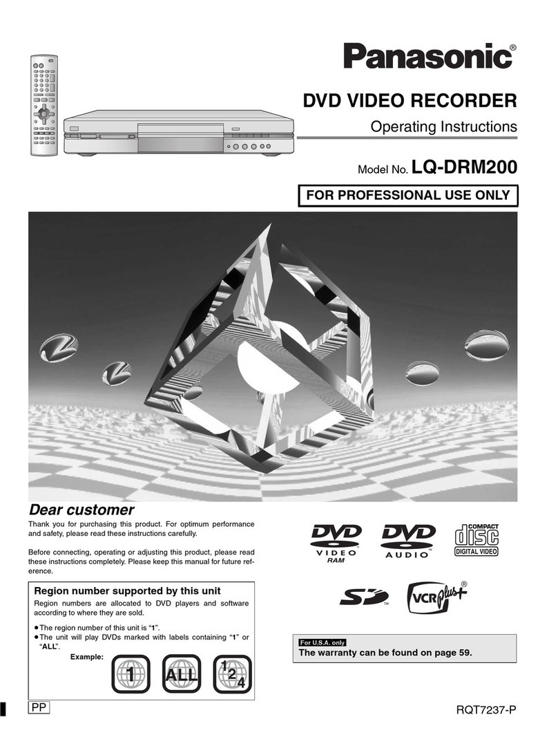 Panasonic LQ-DRM200 operating instructions