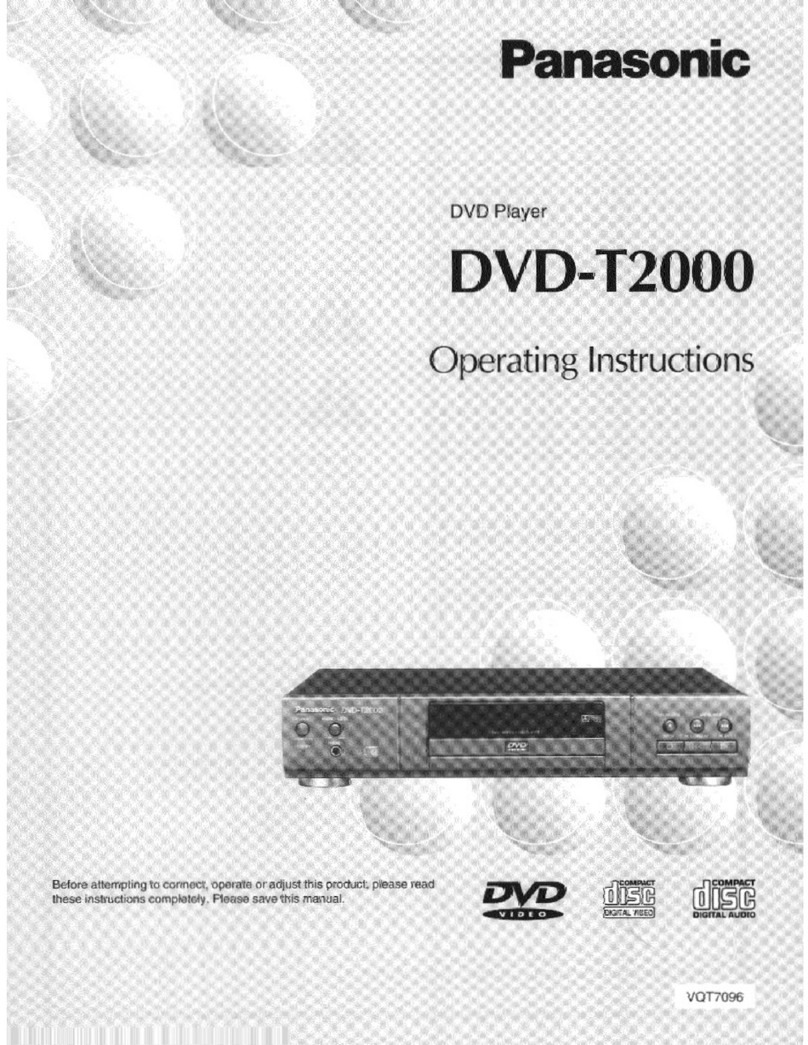 Panasonic DVD-T2000 operating instructions
