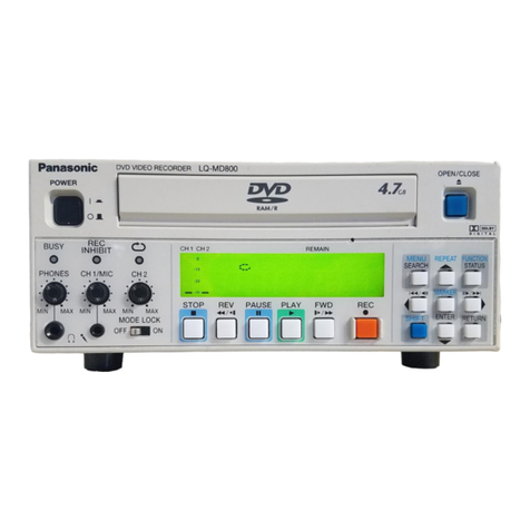 Panasonic LQ-MD800 operating instructions