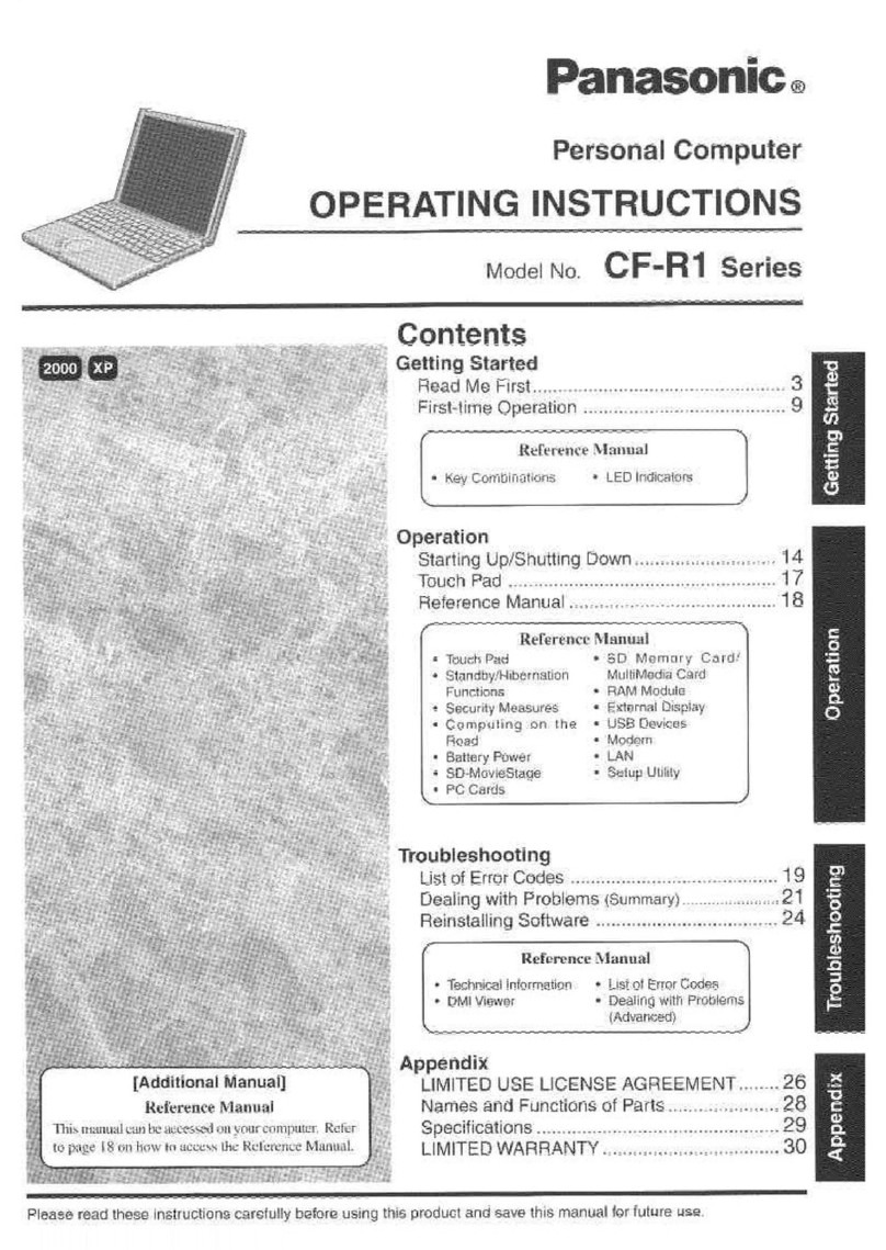 Panasonic Toughbook CF-R1P82ZVQM User manual