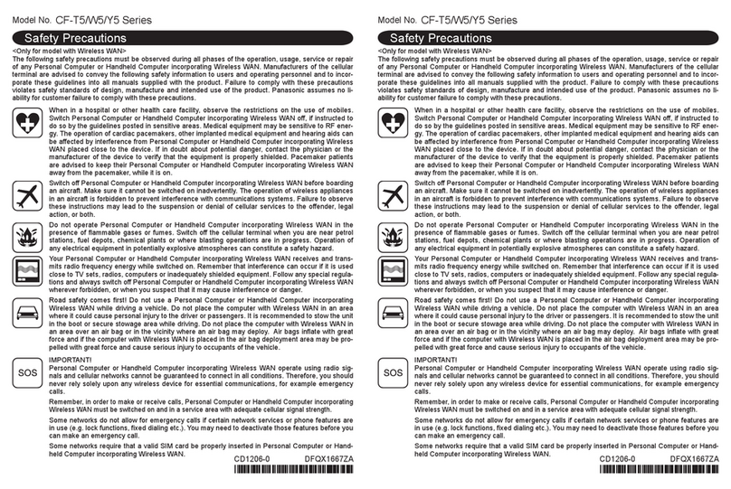 Panasonic Toughbook CF-T5LWETZBM supplementary guide