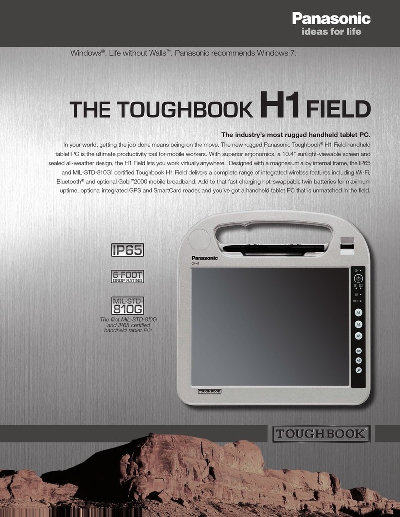 Panasonic Toughbook CF-H1CS07Z1M User manual