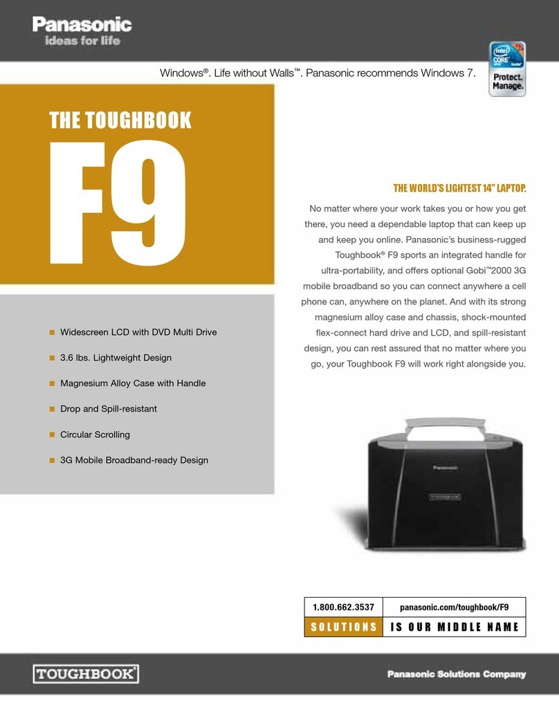 Panasonic Toughbook CF-F9KWHZG1M User manual Panasonic Toughbook CF-F9KWHZG1M User manual