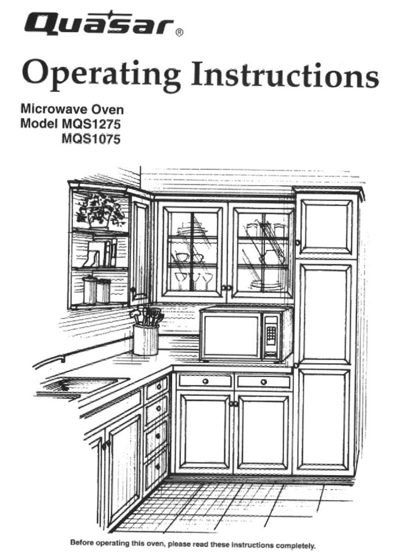 Quasar MQS1075 - MICROWAVE User manual
