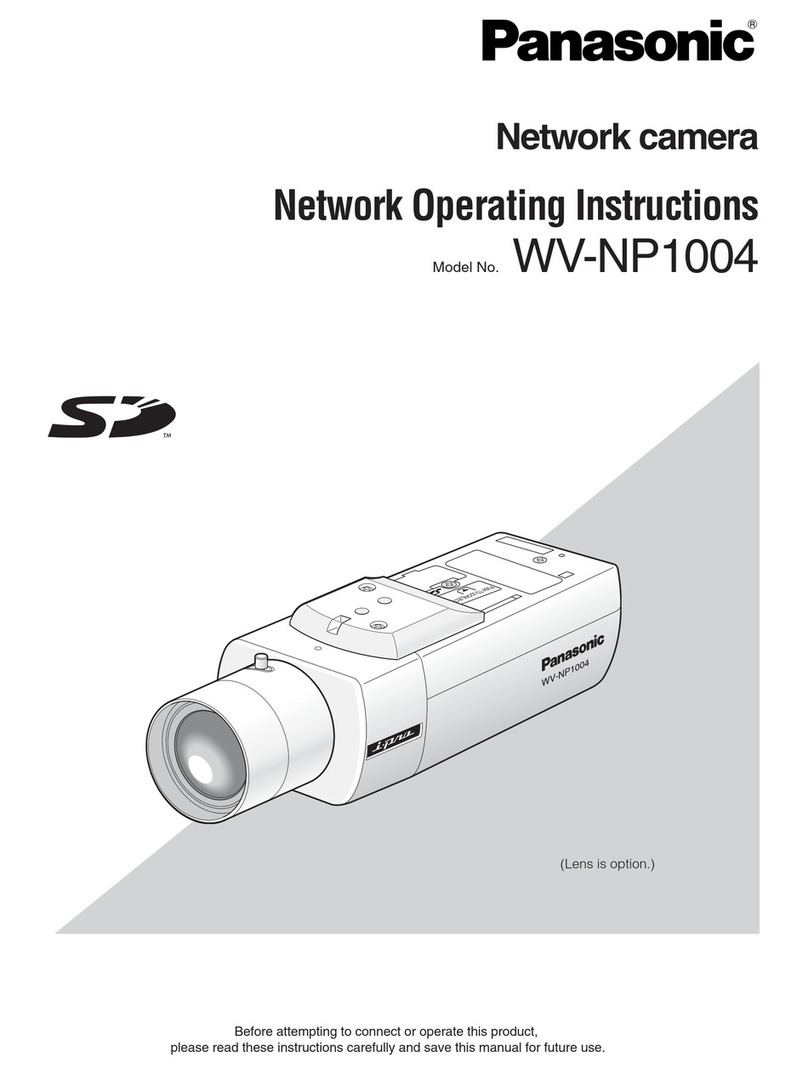 Panasonic i-pro WV-NP1004 User manual