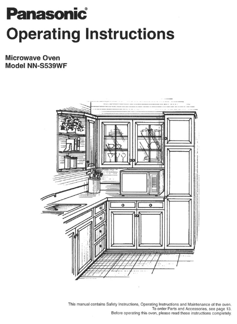 Panasonic NN-S539 User manual