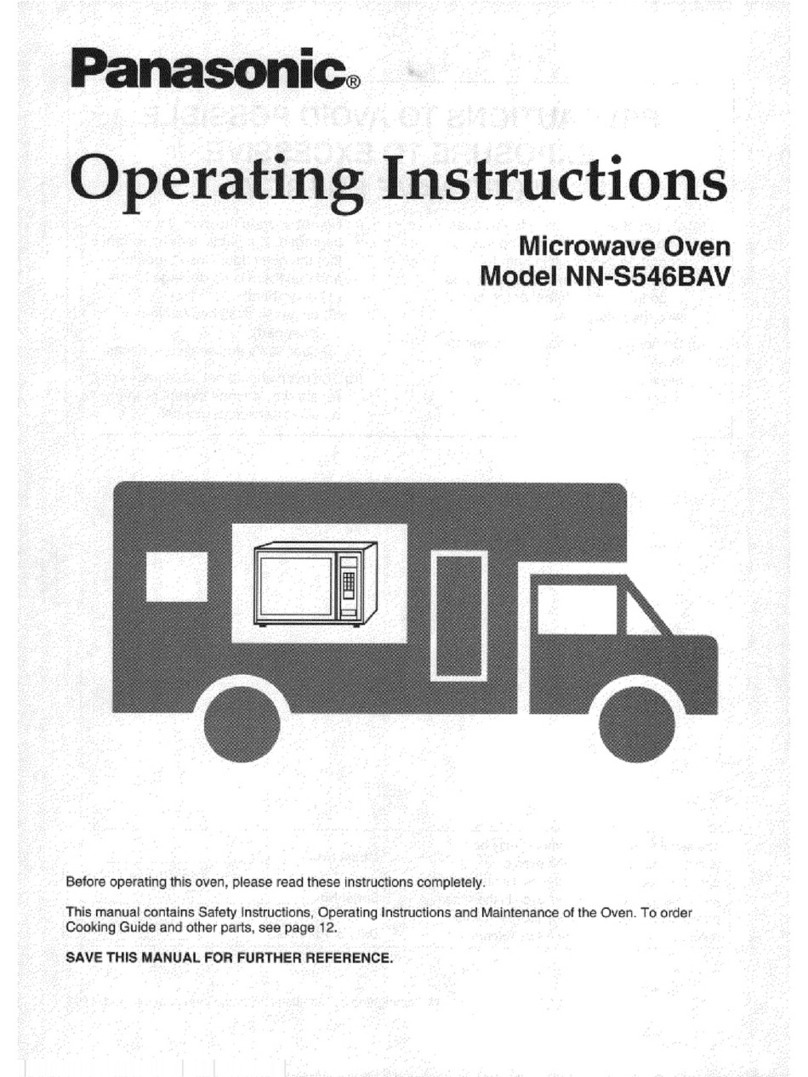 Panasonic NN-S546BAV operating instructions Panasonic NN-S546BAV operating instructions