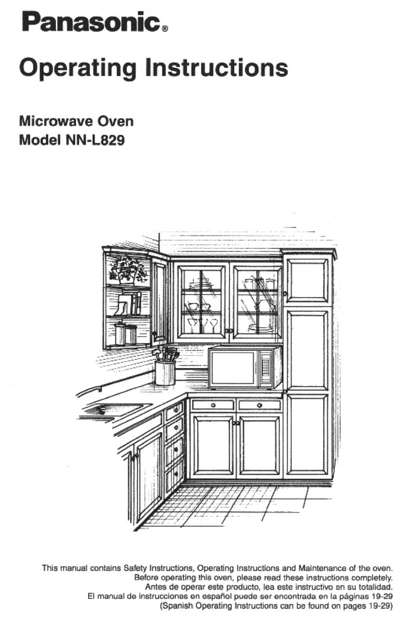 Panasonic NN-L829 User manual