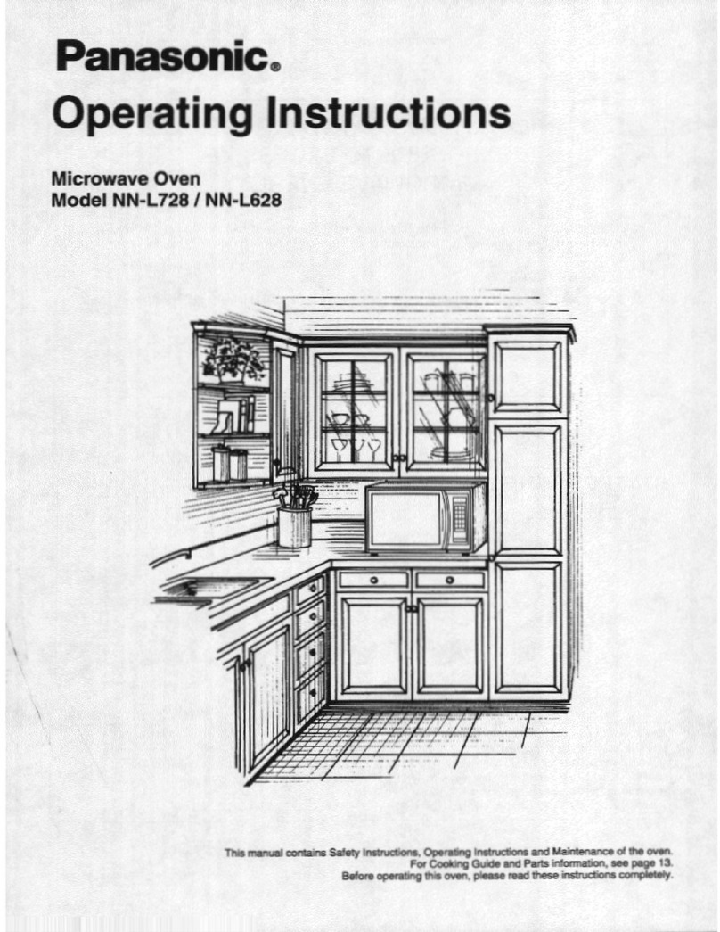 Panasonic NN-L628 operating instructions