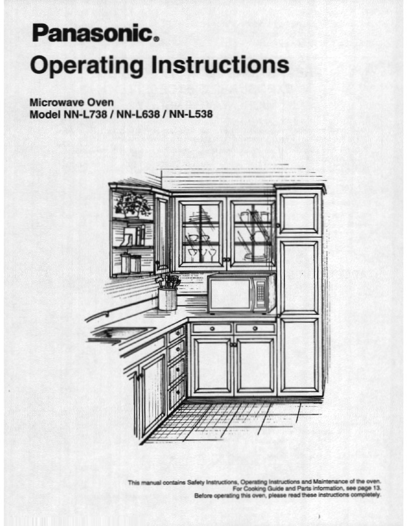 Panasonic NN-L538 operating instructions