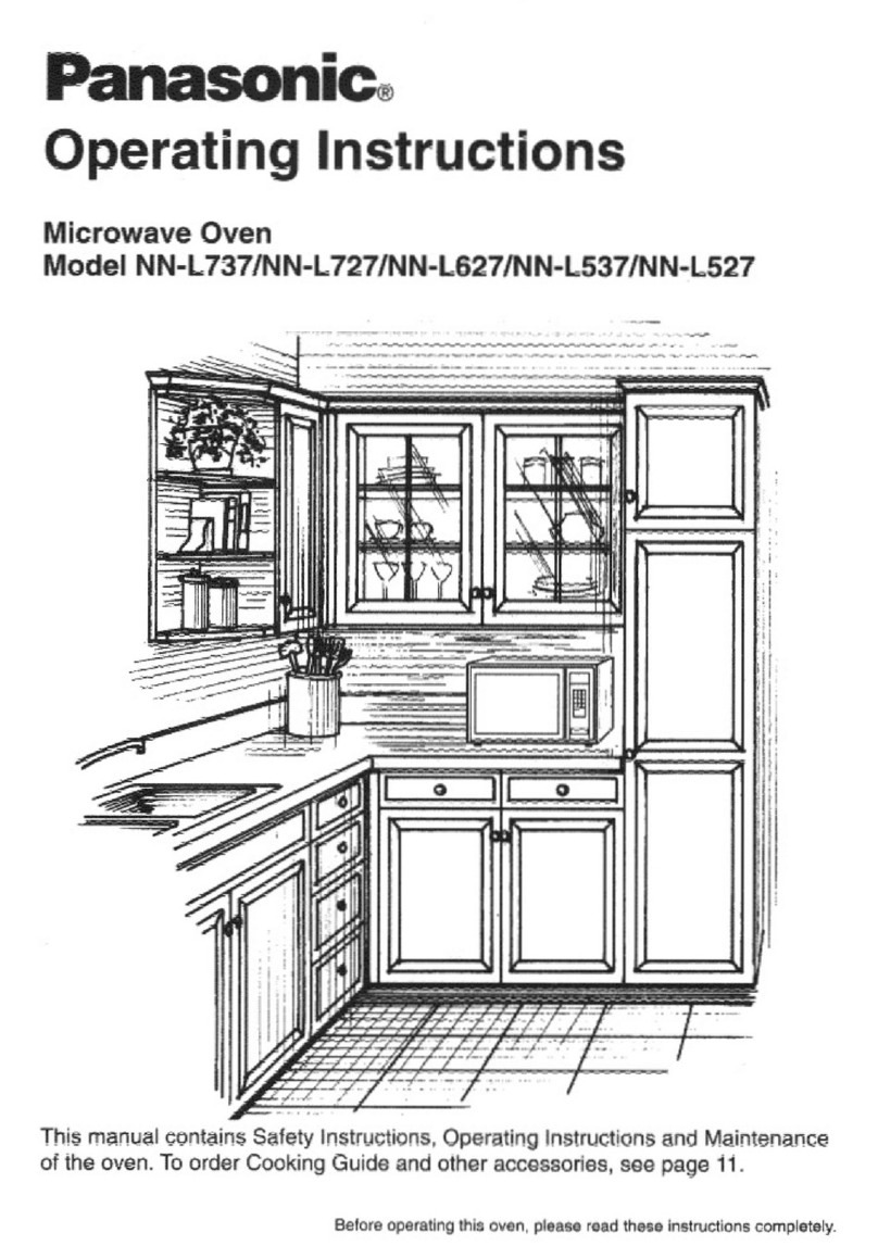 Panasonic NN-L527 User manual