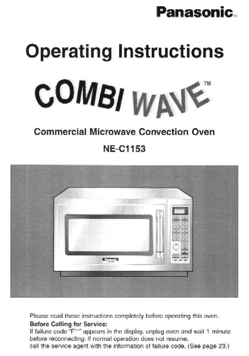 Panasonic Combi Wave NE-C1153 operating instructions