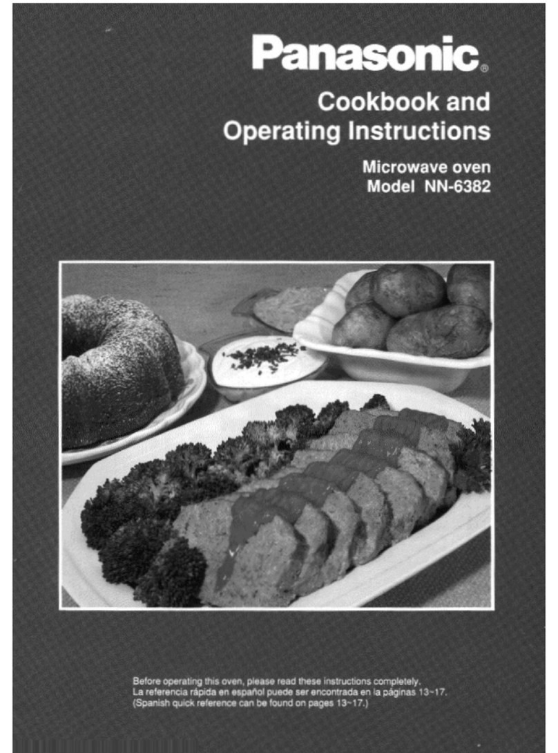 Panasonic NN-6382 operating instructions