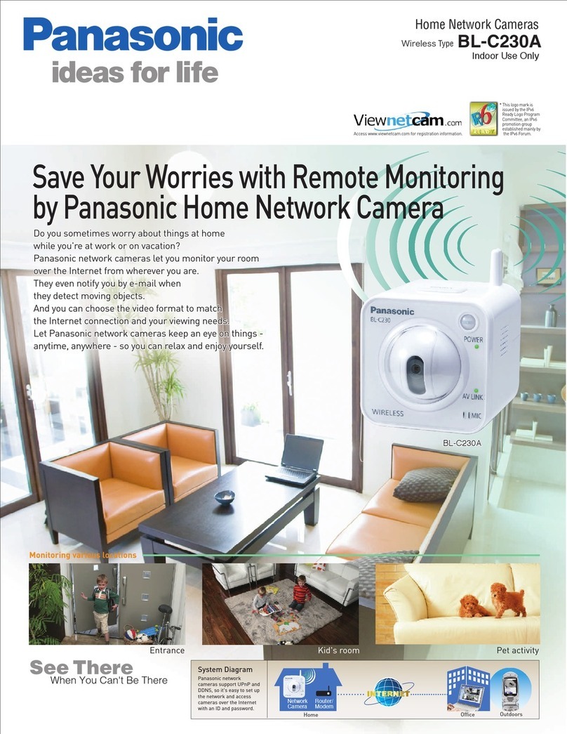 Panasonic BL-C230 Series User manual