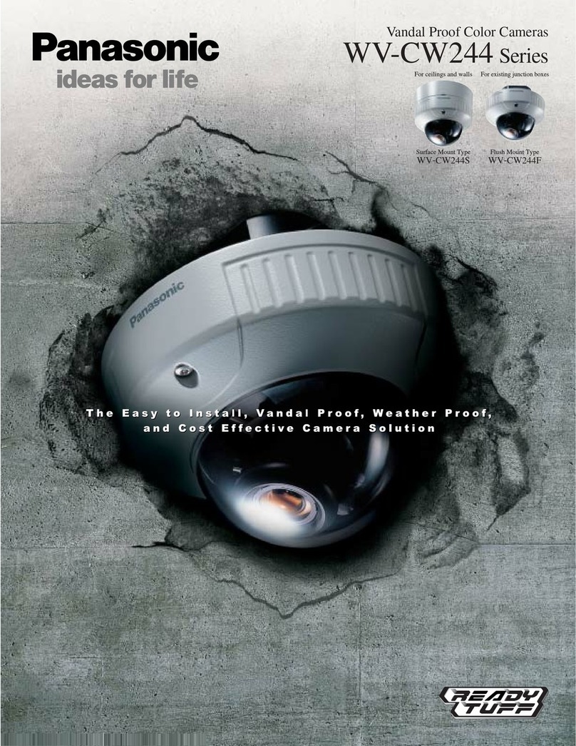 Panasonic WV-CW244 Series User manual
