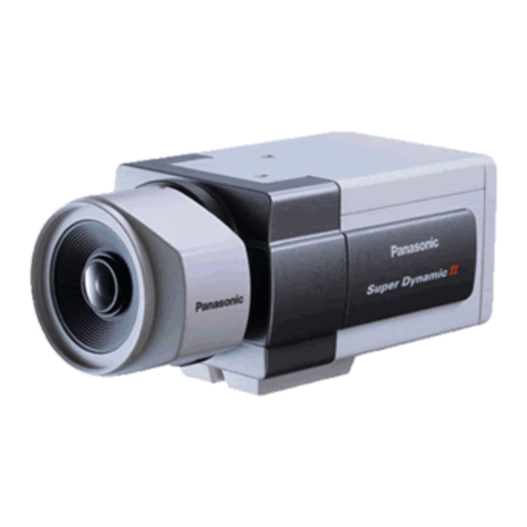 Panasonic WVCP460 - COLOR CCTV CAMERA User manual