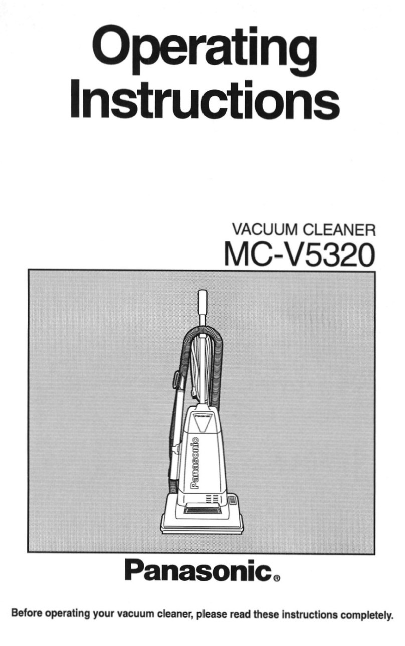 Panasonic MCV5320 - UPRIGHT VACUUM-QKDR operating instructions