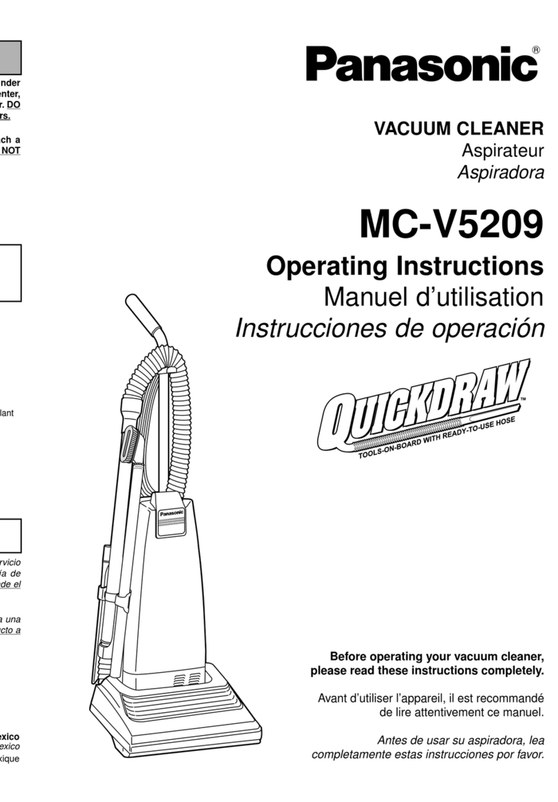 Panasonic MC-V5209 operating instructions