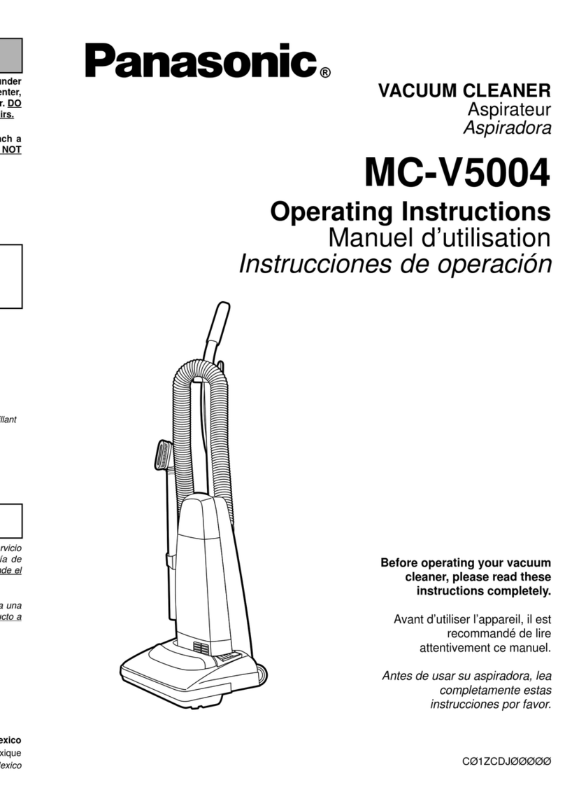 Panasonic MC-V5004 operating instructions