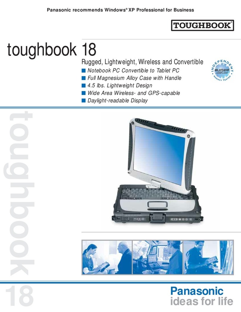 Panasonic Toughbook CF-18BCAGCMM Specifications