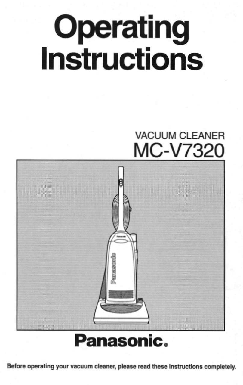 Panasonic MCV7320 - UPRIGHT VACUUM-QKDR operating instructions