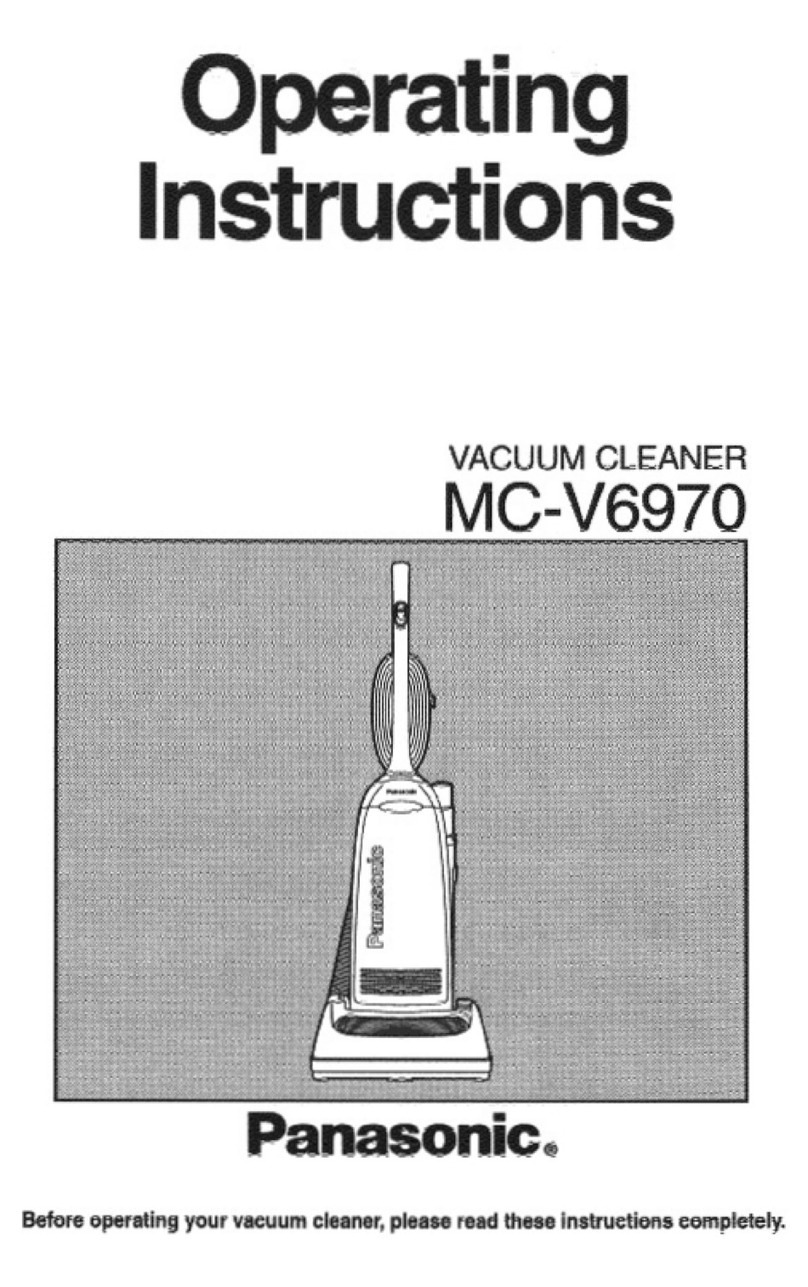 Panasonic MCV6970 - UPRIGHT VACUUM-68 operating instructions